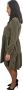 Gaudi Knielange Jurk Green Dames - Thumbnail 2