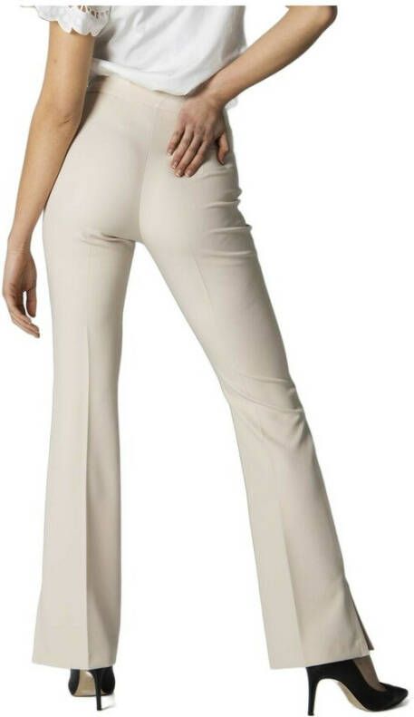 Gaudi Trousers plain Beige Dames