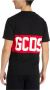 Gcds Logo Patroon T-shirt Black Heren - Thumbnail 2