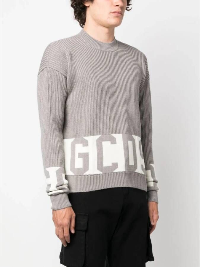 Gcds Grijze Sweaters voor Heren Gray Heren