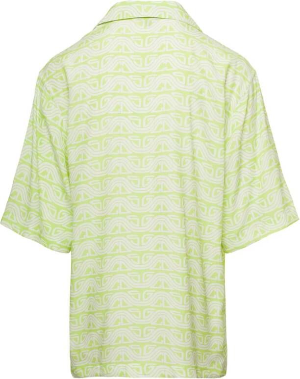 Gcds Short Sleeve Shirts Groen Heren
