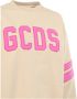 Gcds Sweatshirt met logo Beige Dames - Thumbnail 2
