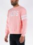 Gcds Logo Sweatshirt Ronde Hals Lange Mouw Pink Heren - Thumbnail 2