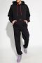 Gcds Casual Zwarte Katoenen Hoodie Black Heren - Thumbnail 3