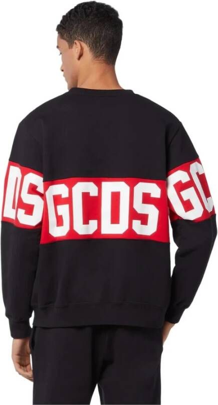 Gcds Sweatshirt Zwart Heren
