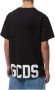 Gcds Reguliere Zwarte Korte Mouw T-Shirt Black Heren - Thumbnail 4