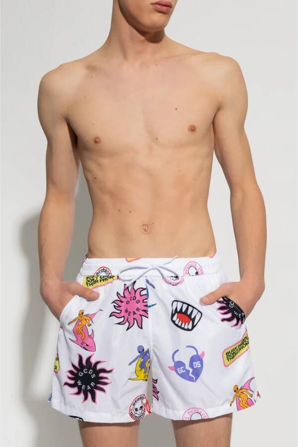 Gcds Zwemkleding Wit Heren