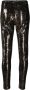 Genny Grijze Broek met Viscose Breisel Grijs Dames - Thumbnail 2