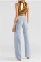 Genny Sleeveless Tops Geel Dames - Thumbnail 2