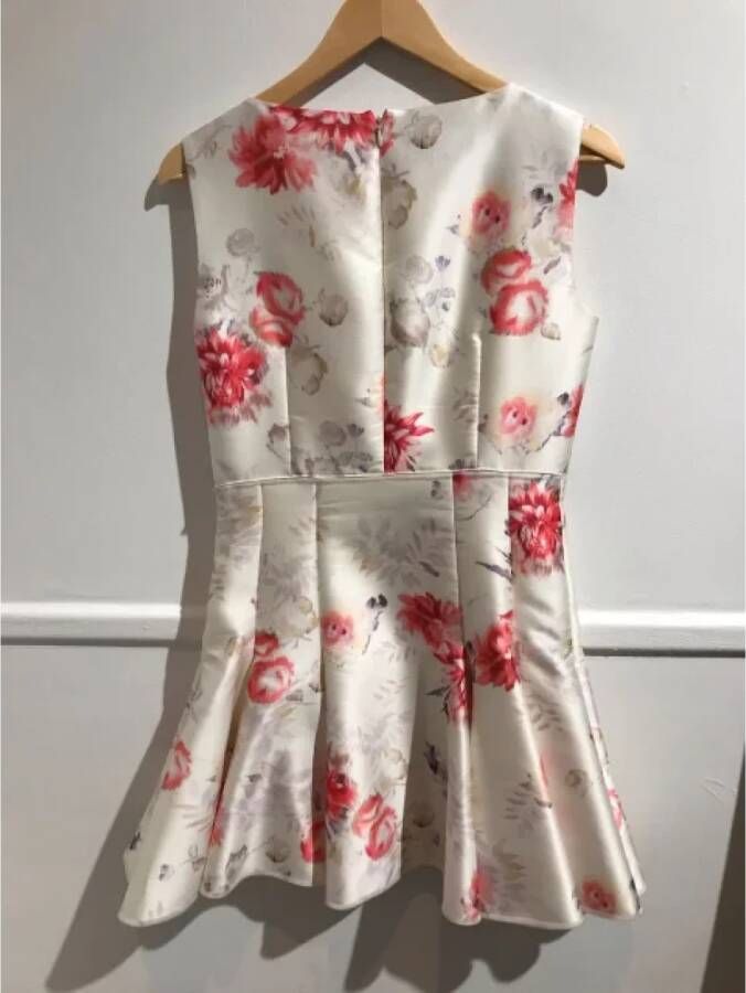 Giambattista Valli Pre-owned Polyester dresses Wit Dames