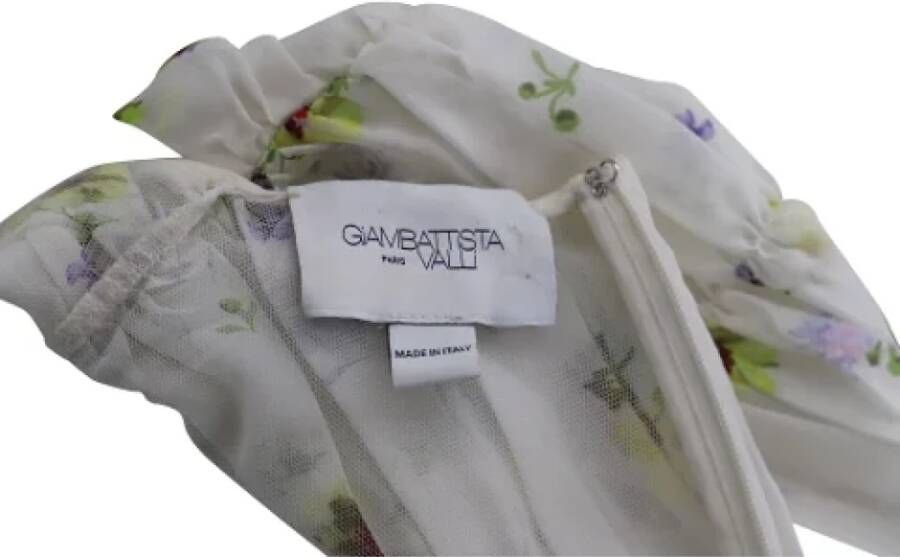 Giambattista Valli Pre-owned Silk dresses White Dames
