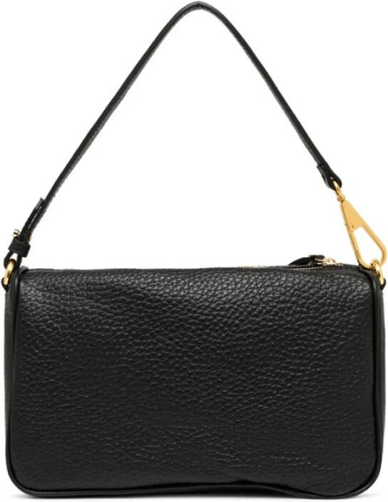 Gianni Chiarini Bubble Leren Schoudertas Medium Zwart Dames