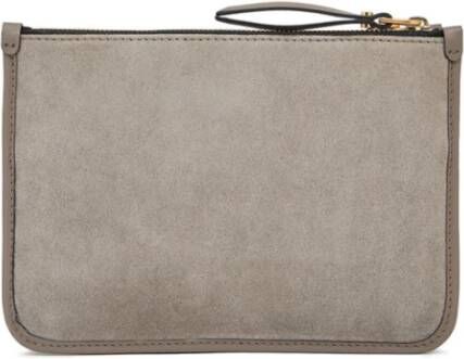 Gianni Chiarini Camoscio Crossbody met Leren Afwerking Grijs Dames