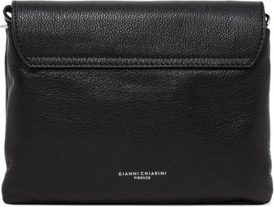 Gianni Chiarini Grana Dollar Crossbody met Twee Compartimenten Zwart Dames