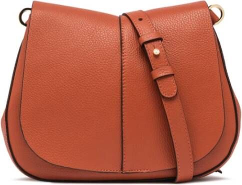 Gianni Chiarini Helena Round Icona Crossbody Tas Orange Dames