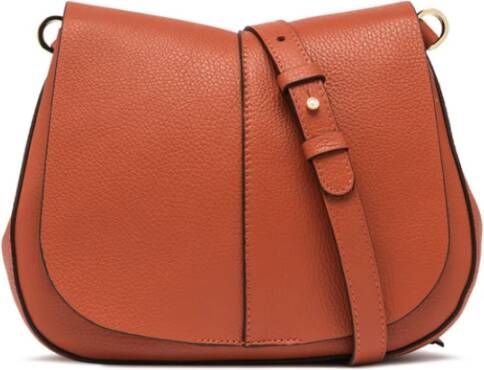 Gianni Chiarini Helena Round Icona Crossbody Tas Orange Dames