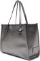 Gianni Chiarini Zilveren Marcella Tote met Contrasterende Stiksels Gray Dames - Thumbnail 4