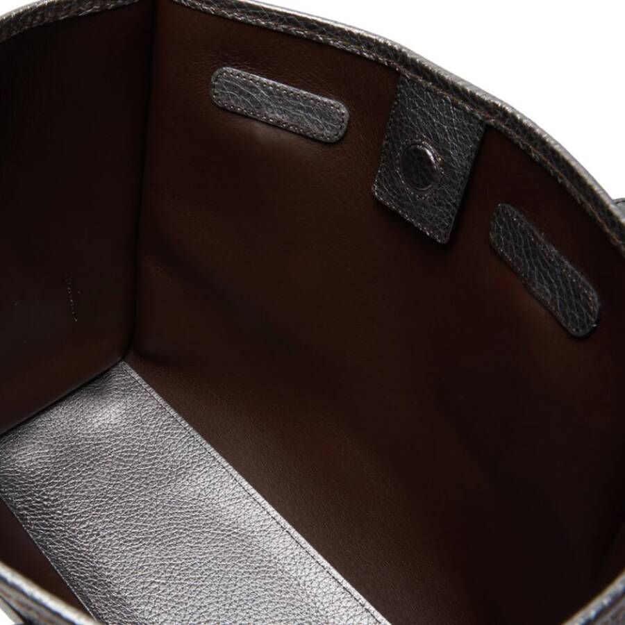 Gianni Chiarini Marcella Tote met Contraststiksels Gray Dames