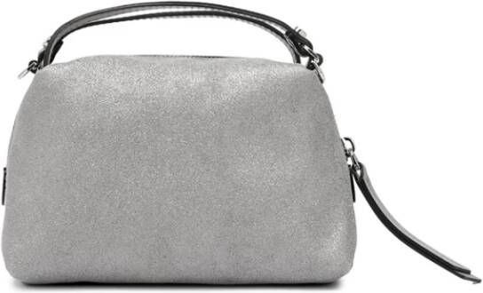 Gianni Chiarini Mini Starry Nappa Tas met Dubbele Handvatten Grijs Dames