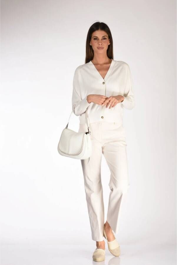 Gianni Chiarini Schoudertas Wit Dames