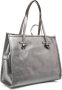 Gianni Chiarini Zilveren Marcella Tote met Contrasterende Stiksels Gray Dames - Thumbnail 2