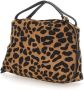 Gianni Chiarini Medium Alifa Animal Print Handtas Bruin Dames - Thumbnail 2