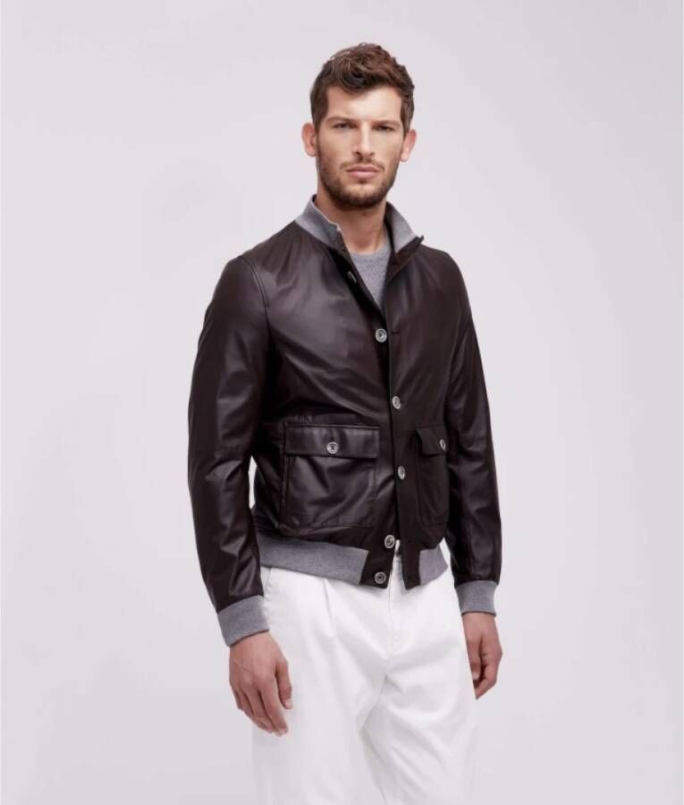 Gimo's Leather Jackets Bruin Heren