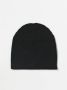 Emporio Armani Kasjmier Zwart Geribbeld Logo Hoed Black Heren - Thumbnail 3