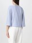 Emporio Armani Elegante Damesblouse met Vleugelmouwen Blue Dames - Thumbnail 2