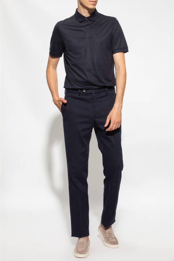 Giorgio Armani polo shirt Blauw Heren