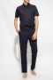 Giorgio Armani Blauw Poloshirt voor Mannen Blue Heren - Thumbnail 2