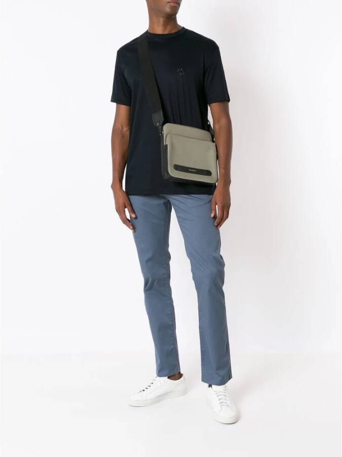 Giorgio Armani T-Shirts Blauw Heren