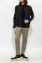 Giorgio Armani Geborduurde Viscose Crew-Neck T-Shirt Black Heren - Thumbnail 3
