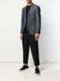 Giorgio Armani Geborduurde Viscose Crew-Neck T-Shirt Black Heren - Thumbnail 2