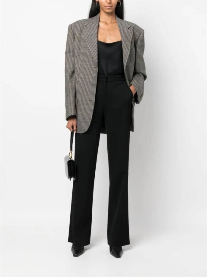 Giorgio Armani Wide Trousers Zwart Dames