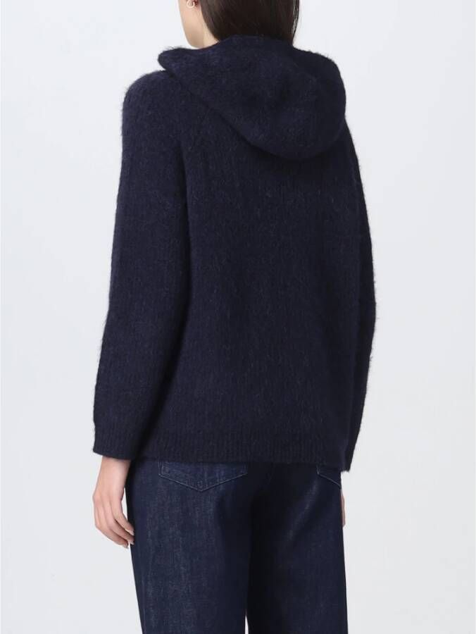 Giorgio Armani Sweater met rits Blauw Dames