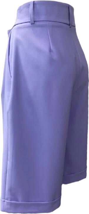 Giulia N Couture Shorts Paars Dames