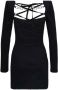 Giuseppe Di Morabito Jersey -jurk met kettingdetail Zwart Dames - Thumbnail 2