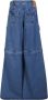 Giuseppe Di Morabito Wide Jeans Blauw Dames - Thumbnail 2