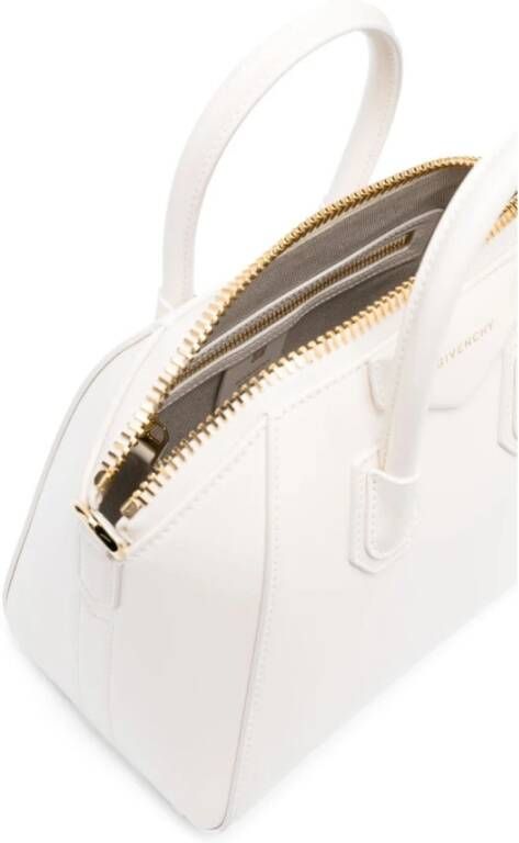 Givenchy Antigona Mini Leren Tote Bag White Dames