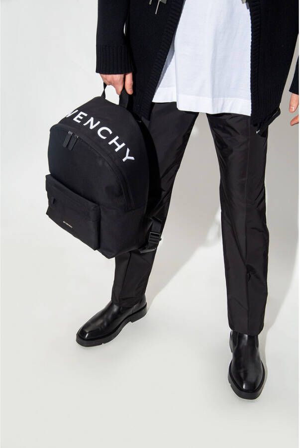 Givenchy Backpack with logo Zwart Heren