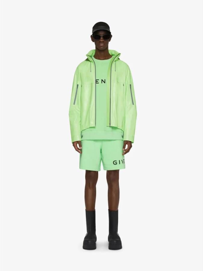 Givenchy Archetype Print Shorts Groen Heren
