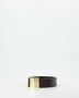 Givenchy Zwarte leren riem met gouden gesp Black Heren - Thumbnail 2