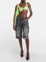 Givenchy Versleten Denim Cargo Shorts Zwart Dames - Thumbnail 2