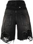 Givenchy Versleten denim shorts Zwart Dames - Thumbnail 2