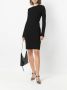 Givenchy Zwarte Midi Jurk met 4G Motief Zwart Dames - Thumbnail 2