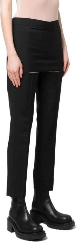 Givenchy Stijlvolle wollen chino`s voor vrouwen Zwart Dames