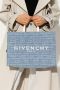 Givenchy Shoppers Medium G Tote shopping Bag 4G denim in blauw - Thumbnail 6