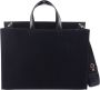 Givenchy Zwarte leren tas met dubbele handgreep en verstelbare schouderband Black Dames - Thumbnail 6