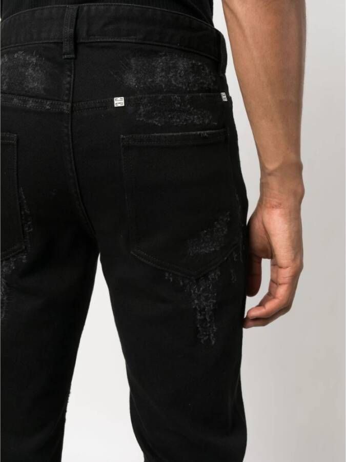 Givenchy Slim-Fit Zwarte Jeans Aw23 Zwart Heren